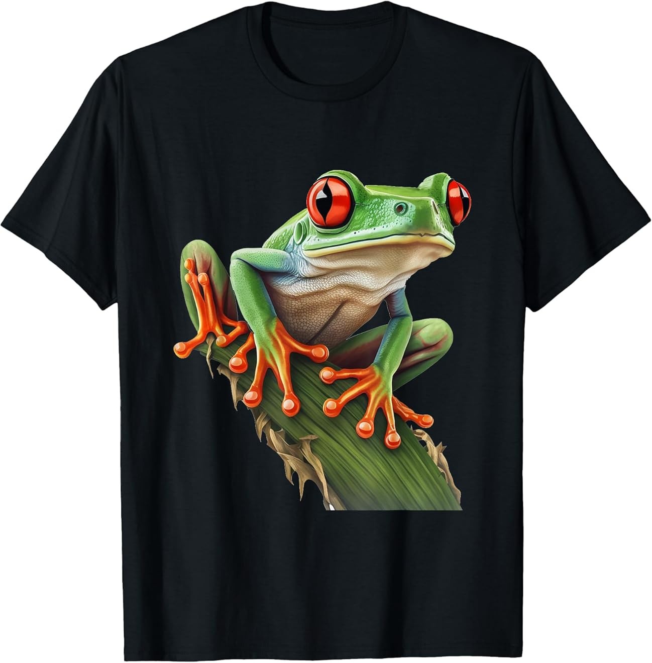 Red Eyed Tree Frog Rainforest Amphibian Leaping Frog T-Shirt Gift Size S-4XL