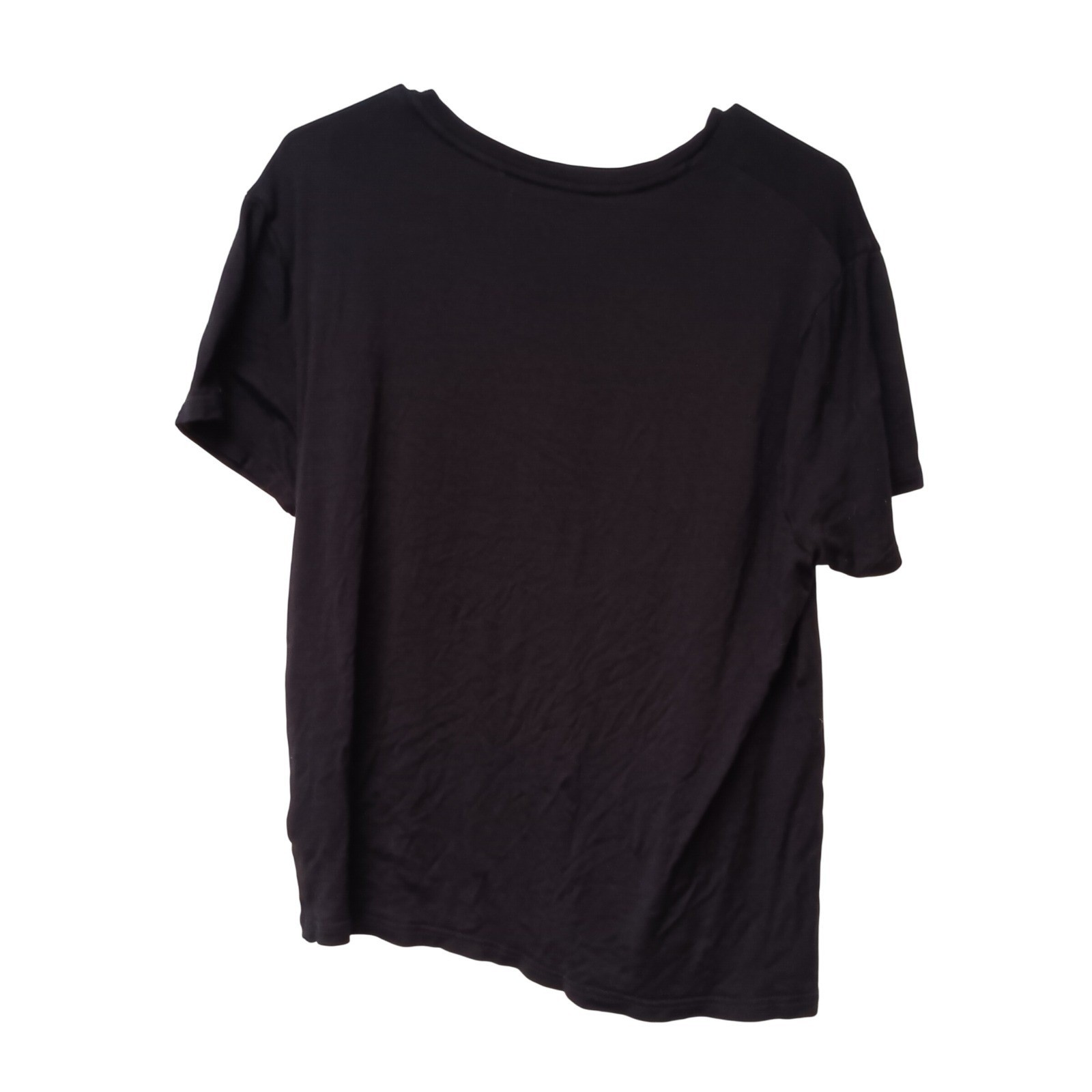 Unbound Merino Wool Men's Black V-Neck Short Sleeve T-Shirt Size L gallery