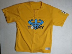 Team Tommy Tom & Don Baseball Take 5 yelllow shirt Mens Medium M