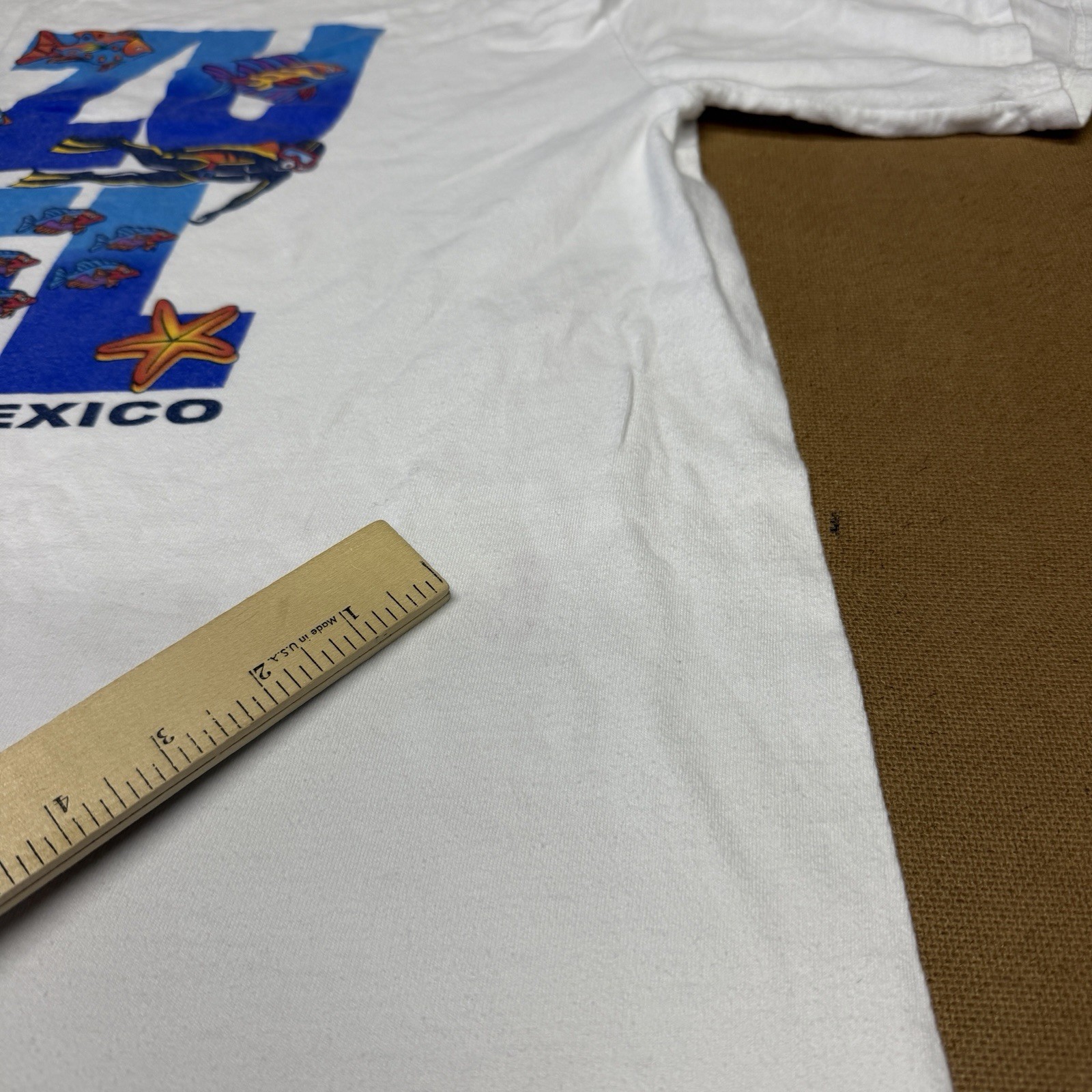 Cozumel Mexico Shirt Mens 3XL White Optima Scuba Diving Fish Graphic Tee gallery