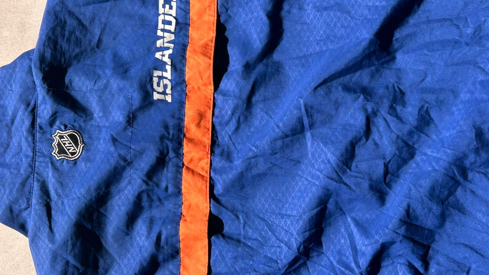 Reebok NY Islanders NHL Jacket Mens (M) Center Ice Kinetic Fit 1/4 Zip Vintage gallery