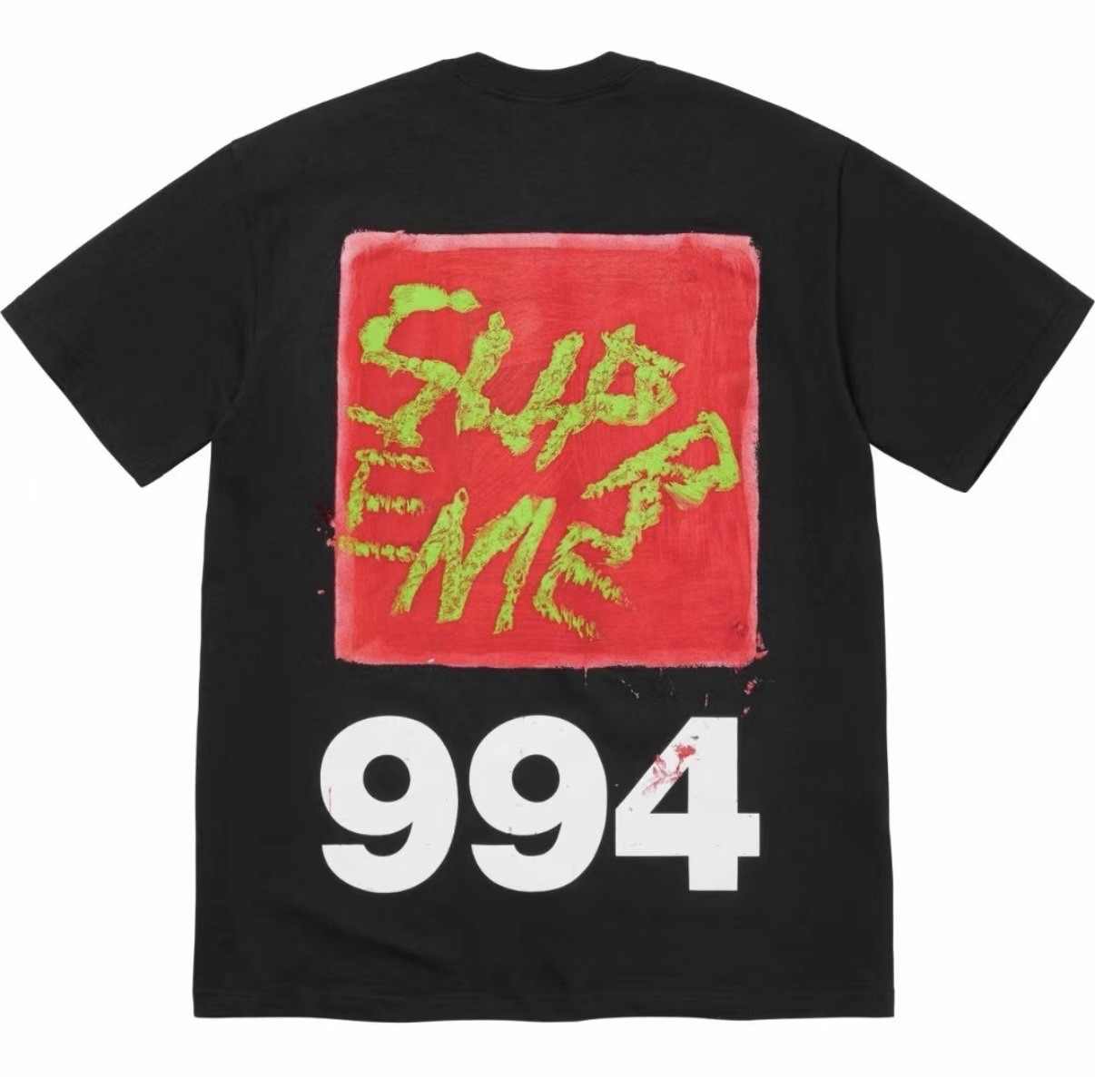 Supreme 99 4 Tee Men’s L Black Cotton Jersey Graphic Logo Crew Neck gallery