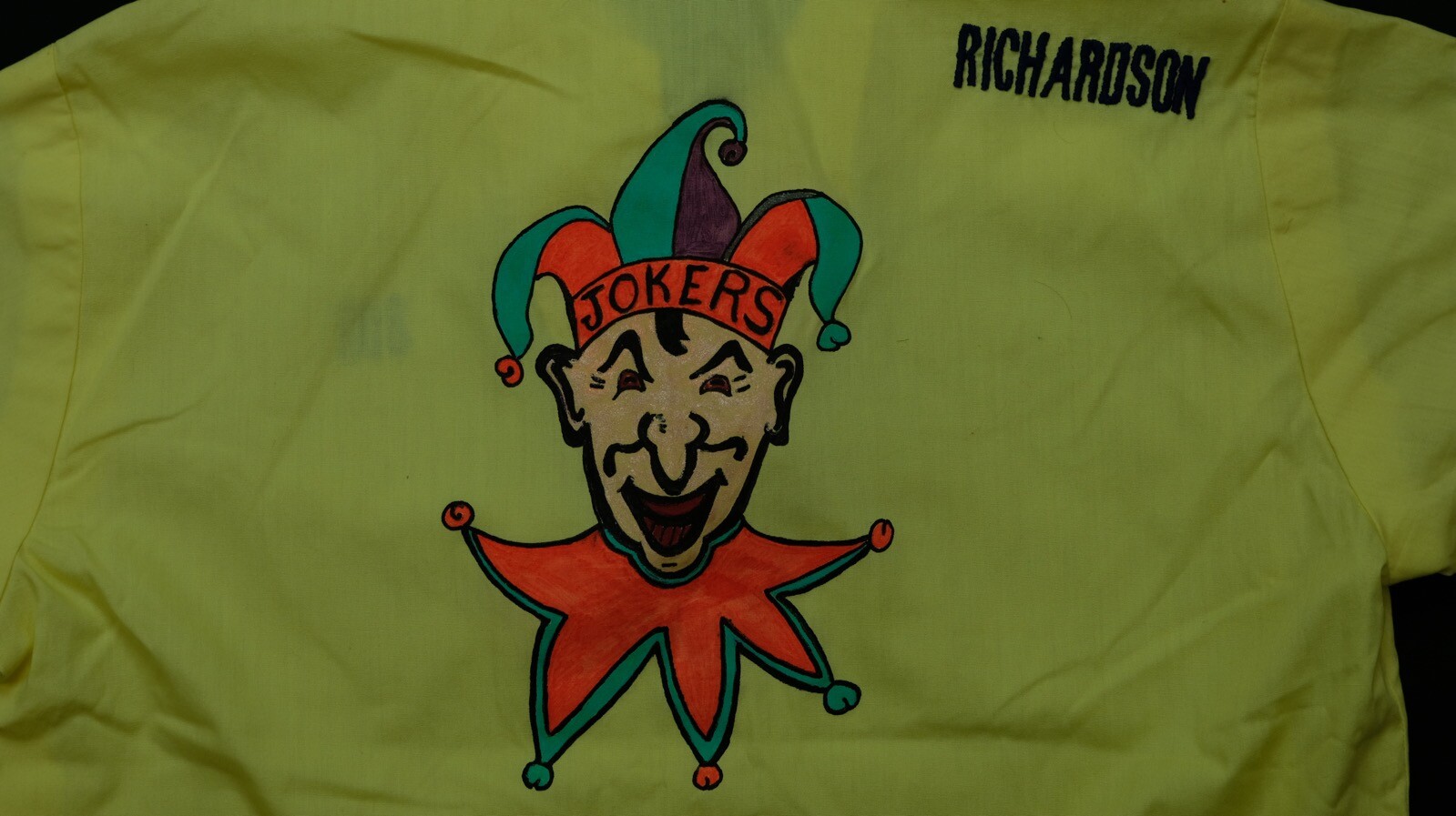 Rare VTG Bob Richardson Jokers ABC Bowling League Champions 1973-74 T Shirt 70s gallery