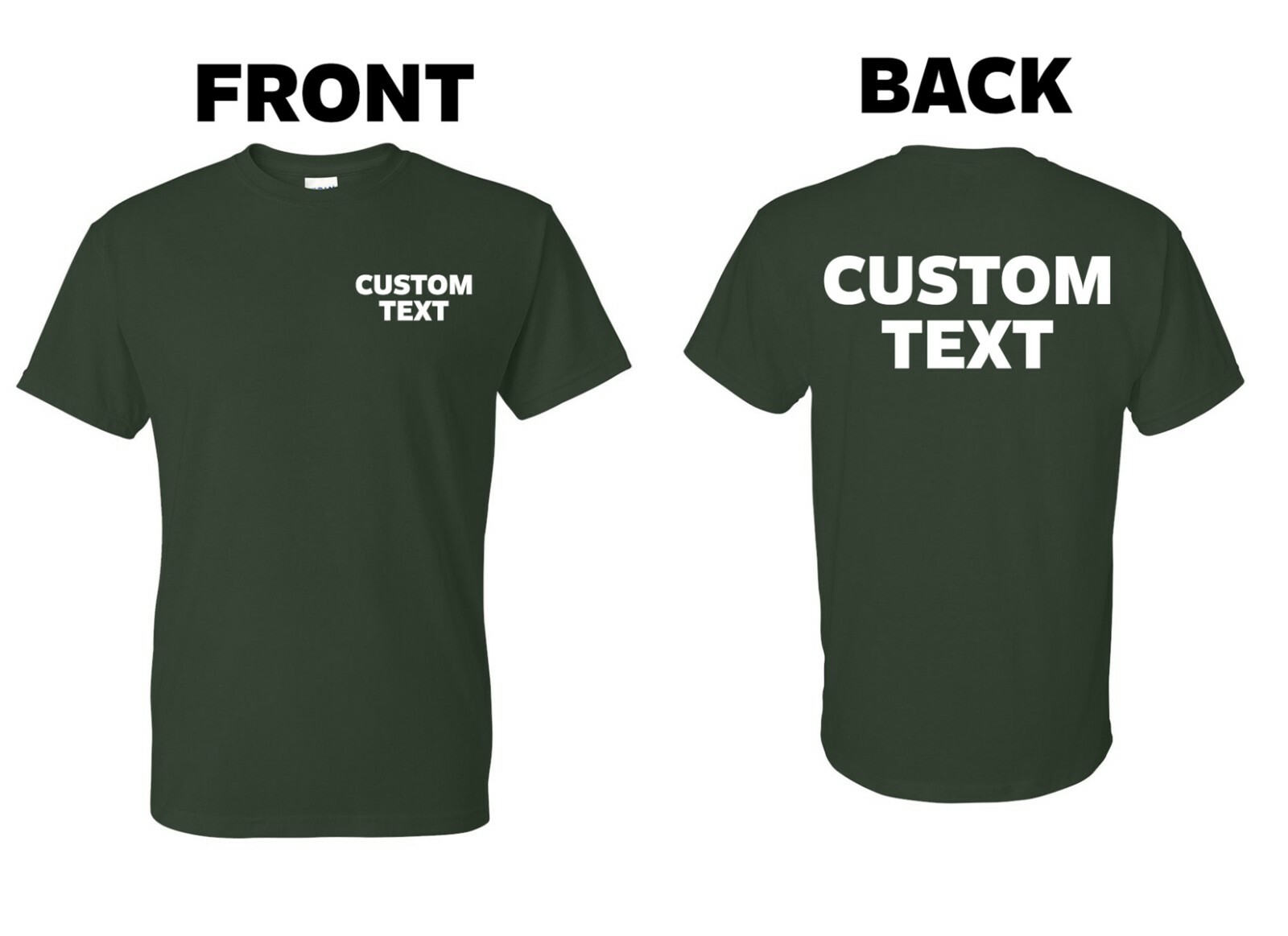 Custom T-Shirt, Personalized, Add Your Own Text