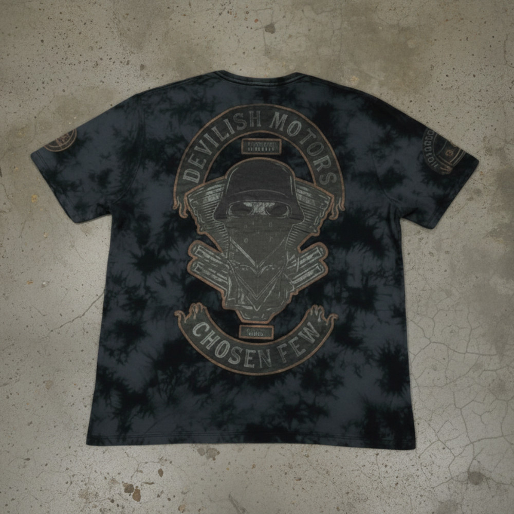 *HEADRUSH* (Black-Acid Wash) ~Headrush Motors~ Short Sleeve T-shirts gallery