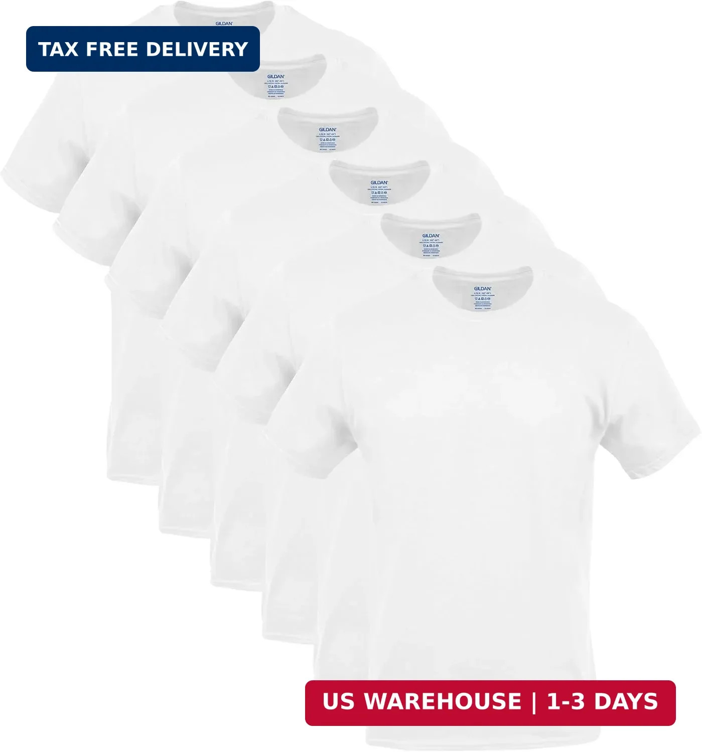 Gildan Men's Crew T-Shirts, Multipack, Style G1100 gallery