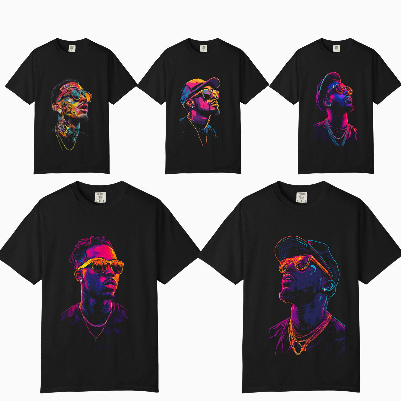 Make Money, Angel Graphic Tee, Comfort Colors T Shirt, Unisex Streetwear Tee gallery