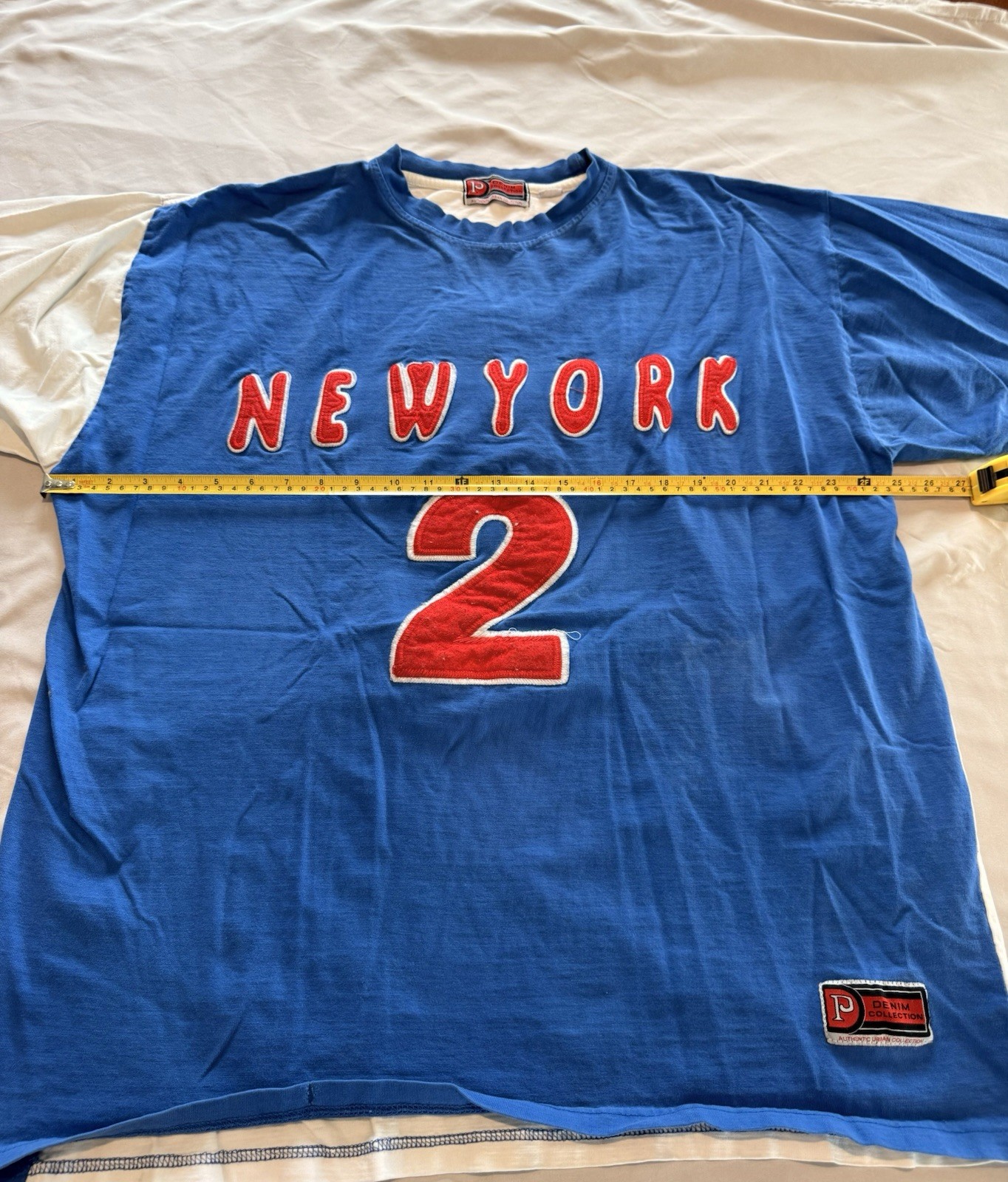 Denim Authentic Urban Collections NEW YORK #2 Streetwear Shirt Men's Size XL gallery