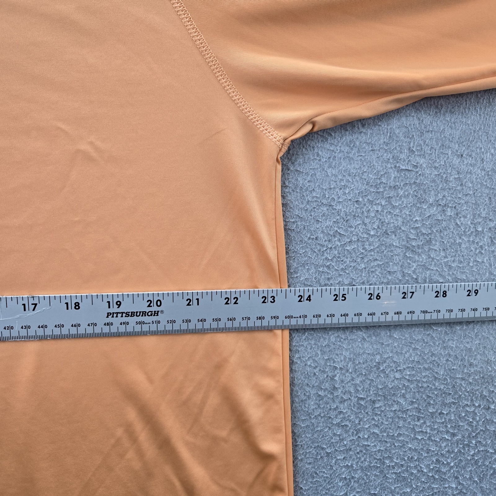 Columbia Men Shirt L/G Orange Logo Text PFG Activewear Long Sleeve Fishing gallery