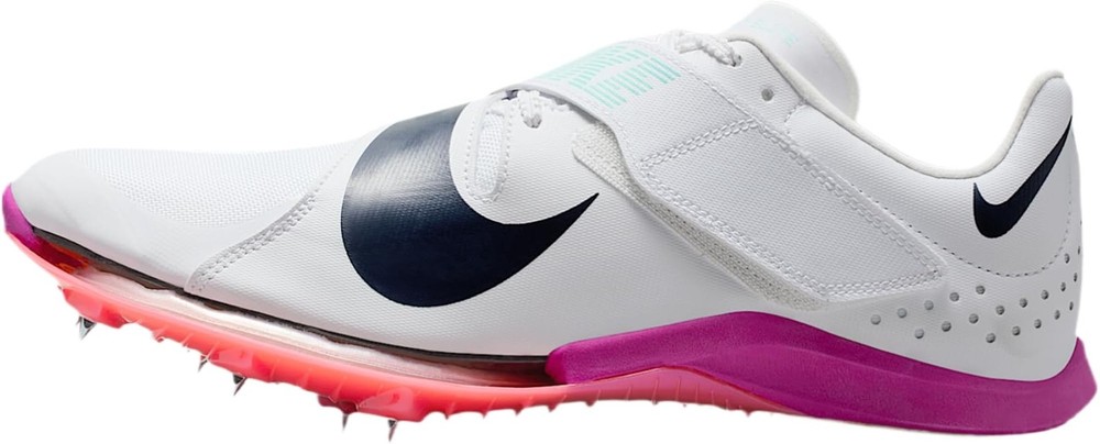 Nike Long Jump Elite Track & Field Jumping Spikes (White/Bright Crimson/Obsidian