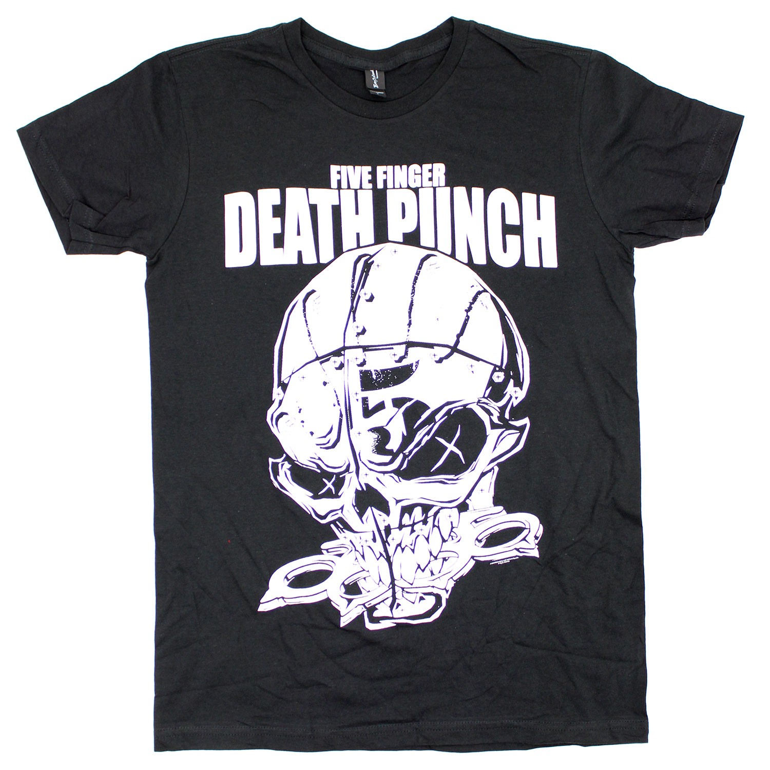 Men’s Five Finger Death Punch Black & White T-shirt Small Black
