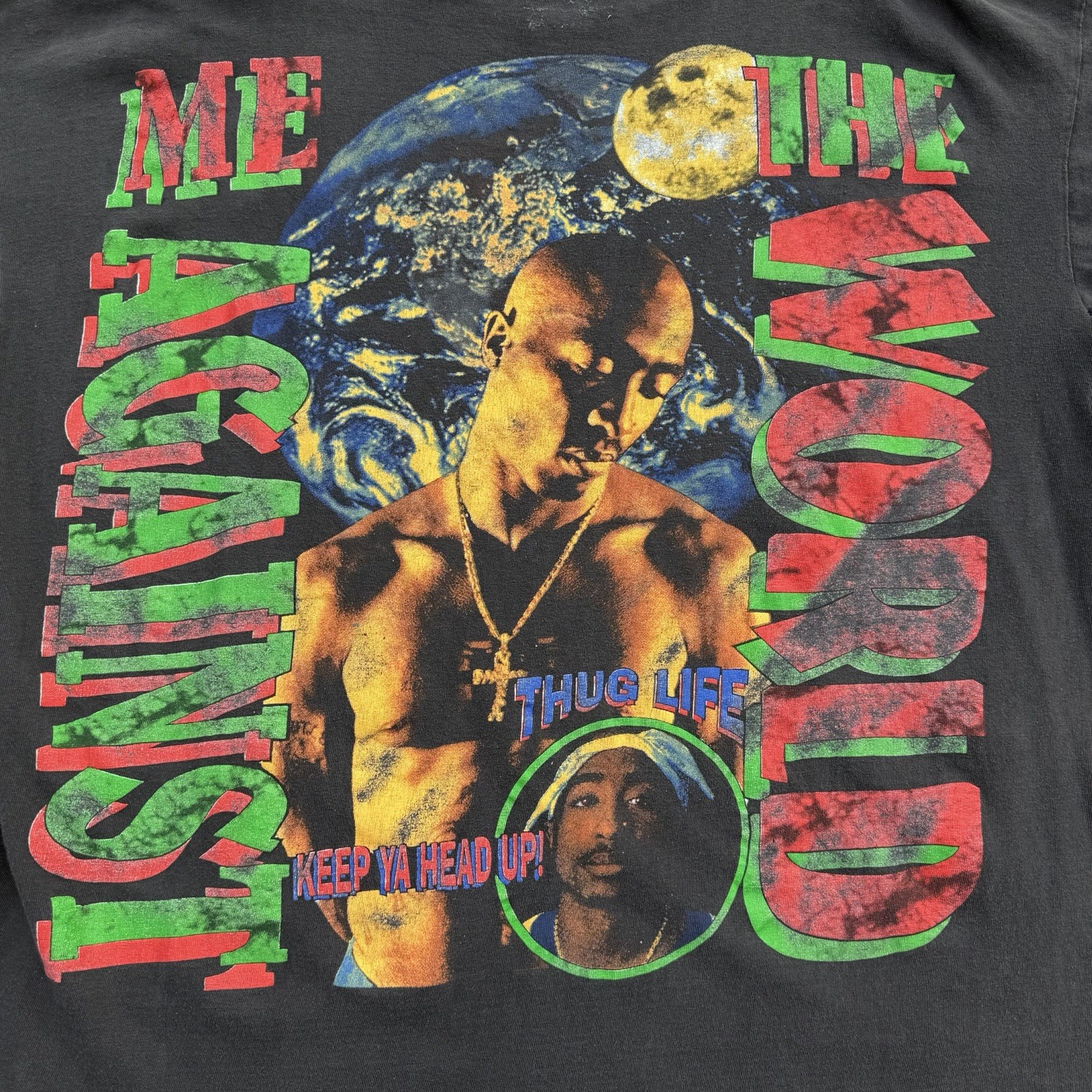 VINTAGE TUPAC 2PAC STOP THE VIOLENCE XL SHIRT MEMORIAL rap tee dr dre snoop dogg gallery