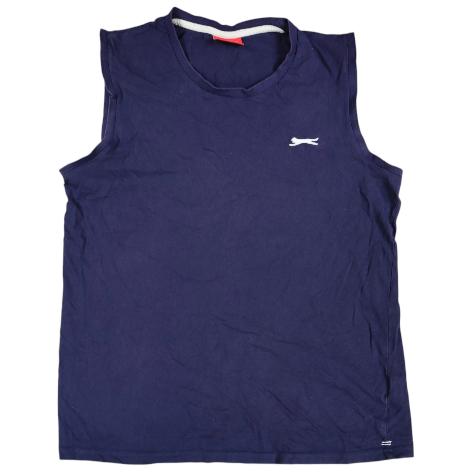 Slazenger Mens Tank Top Size M Blue Sleeveless Scoop Neck 100% Cotton gallery