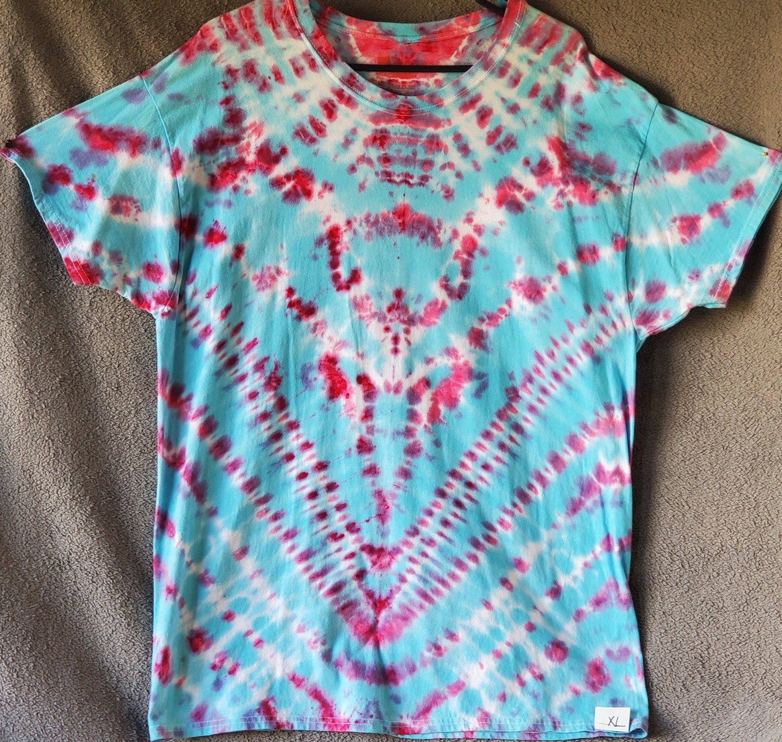 HANES SIZE X-LARGE 100% Cotton Tye Dyed Shirt Pre-washed WON’T FADE VERY SOFT