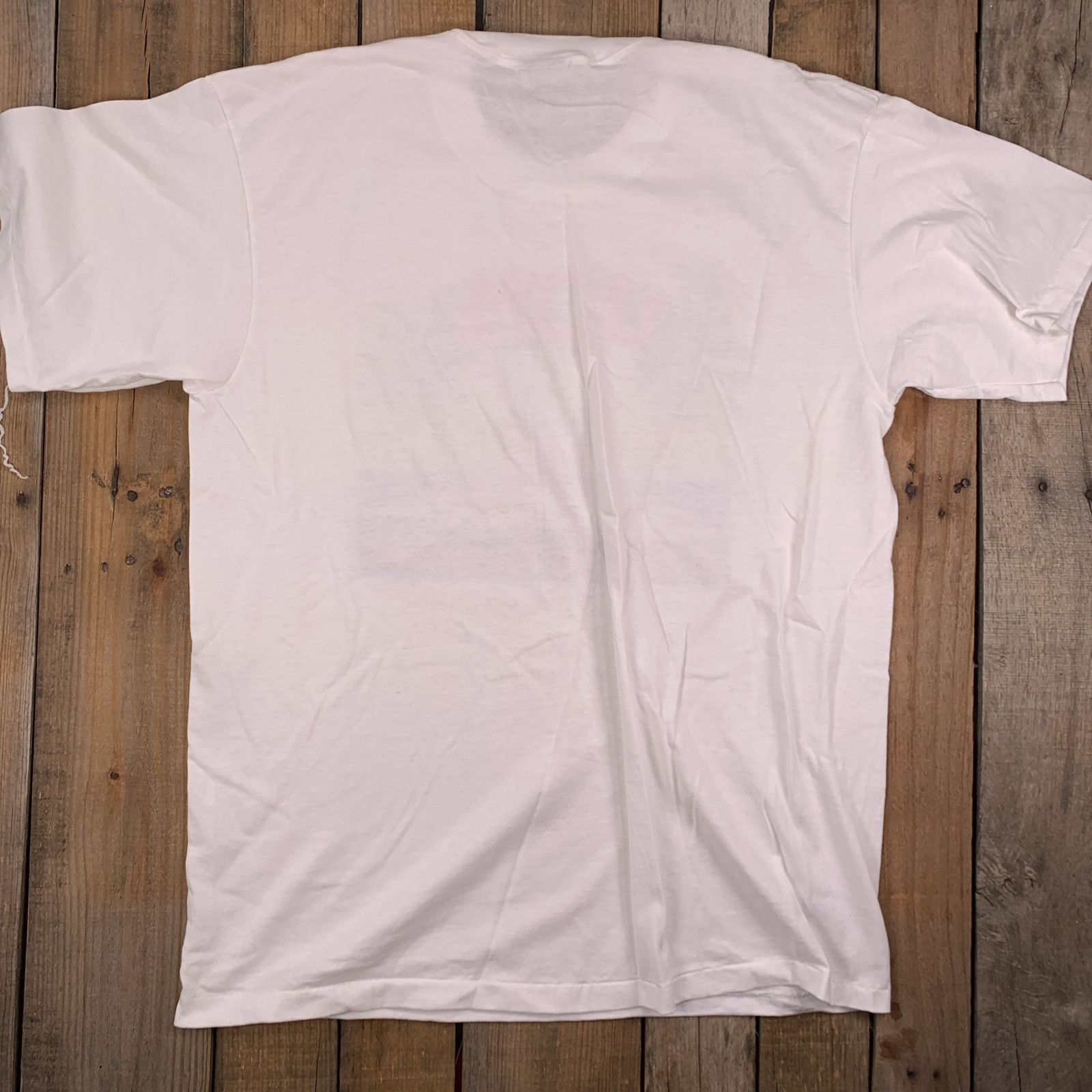 U.O.Me A Trip To Paradise Vacation Beach Ocean Vintage 1990 T-Shirt Size XL gallery