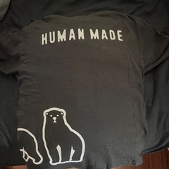 HUMAN MADE Black Otter Graphic Logo Tee Crew Neck Short Sleeve Men’s