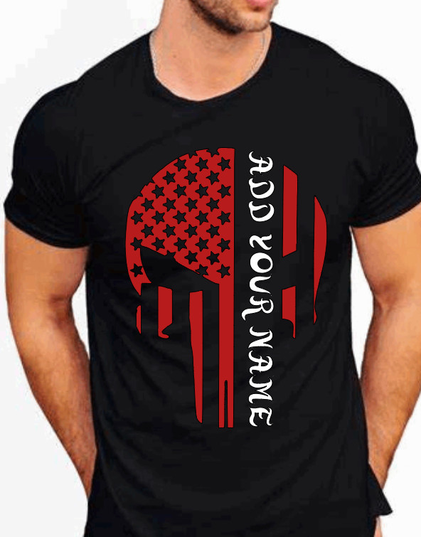 PERSONALIZED CUSTOM PRINT YOUR OWN TEXT ON A T-SHIRT CUSTOMIZED T-SHIRT UNISEX gallery