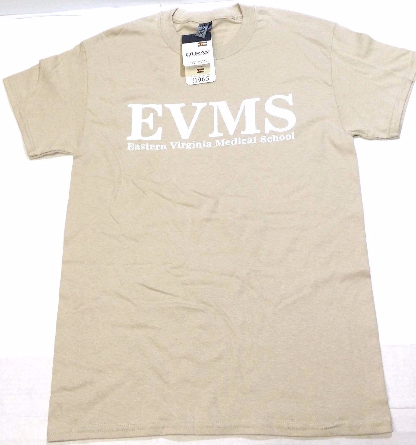 Eastern Virginia Medical School Tee. Sand Color or Rusty Bronze Color. Size Vary gallery