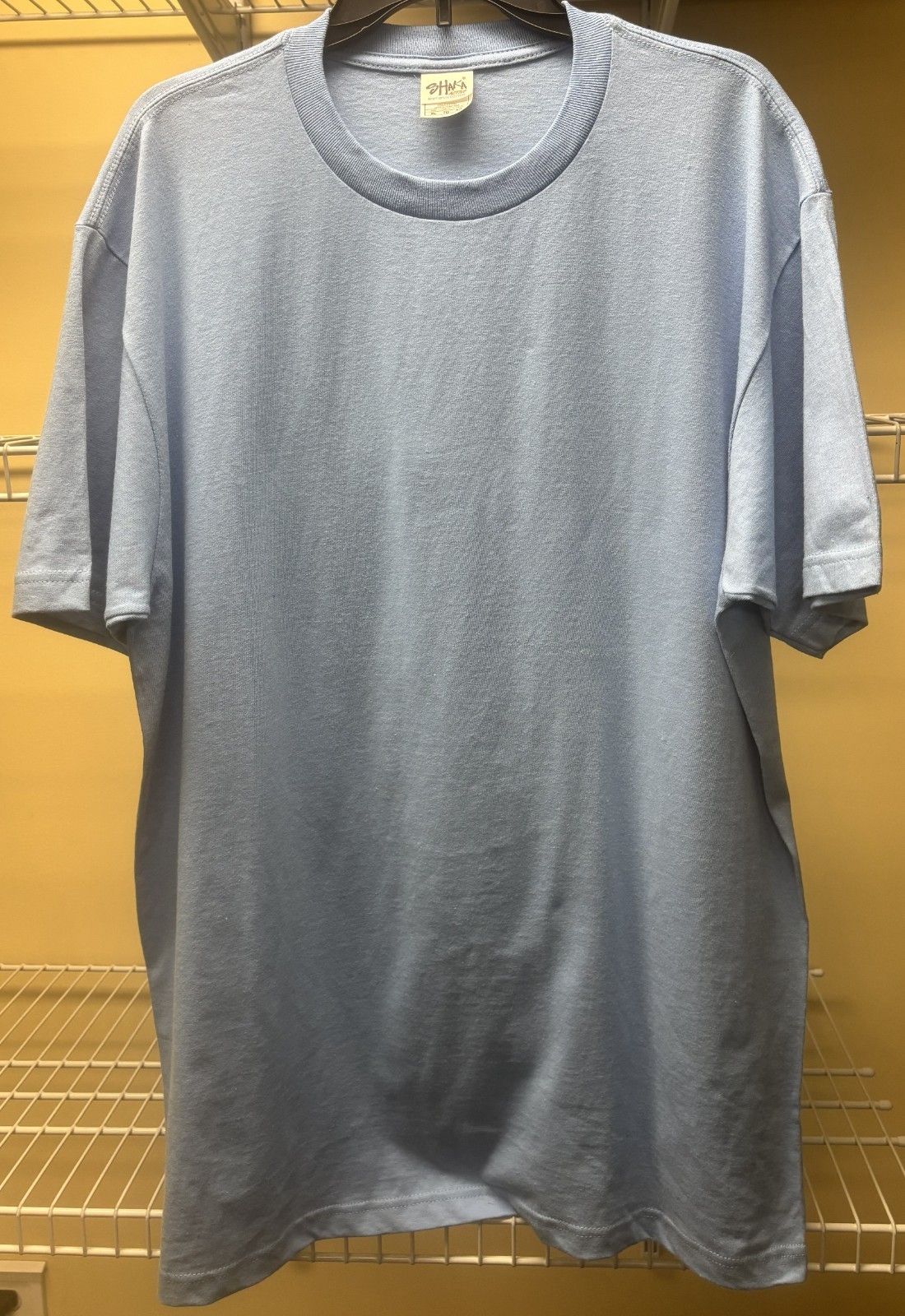 Shaka Active Wear Light Blue Short Sleeve T-shirt Plain Blank Tee X-Large New gallery