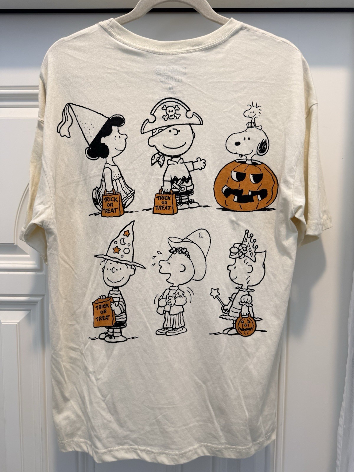 Men's Peanuts Halloween T-Shirt - Ivory (XL) gallery