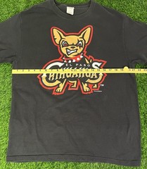 2014 Delta Pro Weight MiLB El Paso Chihuahuas Black T-Shirt Mens Large