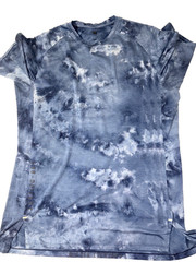 Lululemon Always Agile Short Sleeve Spray Diamond Dye Tee Size Large Blue Navy