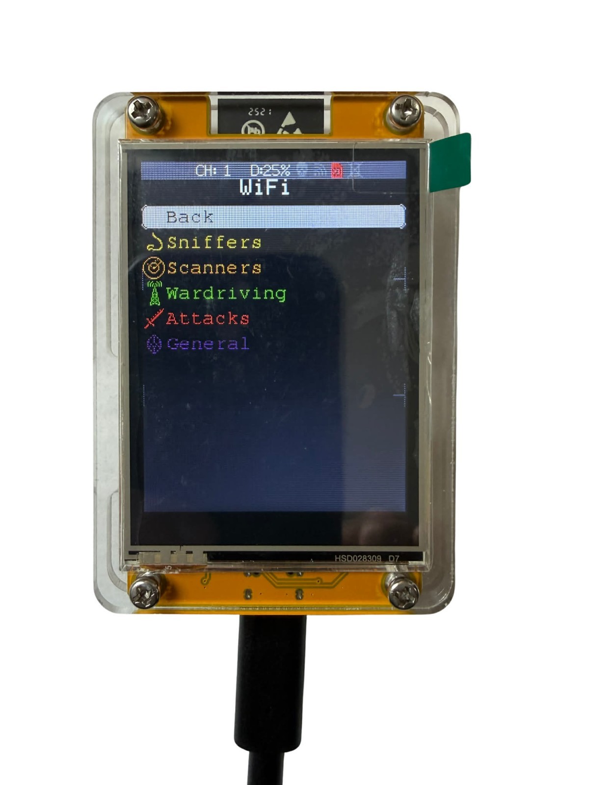 ESP32 CYD Display Dev Board – WiFi/Bluetooth Scanner & Network Testing Tool
