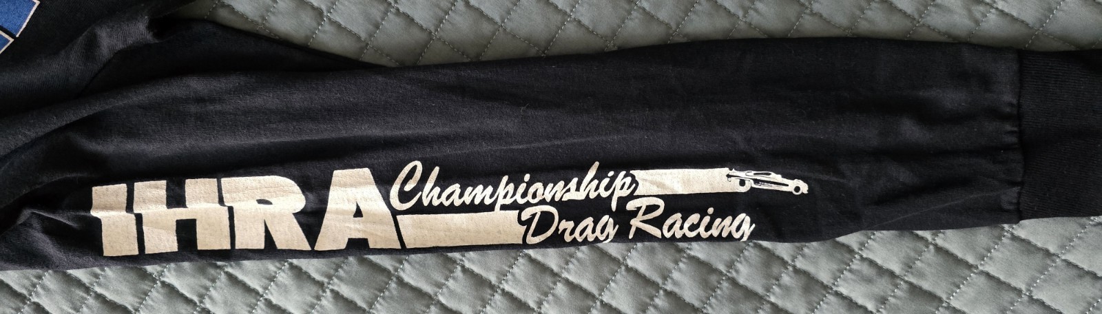Vtg 1987 IHRA Hot Rod Championship Drag Racing Medium M Long Sleeve T-Shirt USA gallery