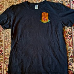 RUSTY MOOSE Idaho Bar Tavern & Grill Bonners Ferry ID black shirt L