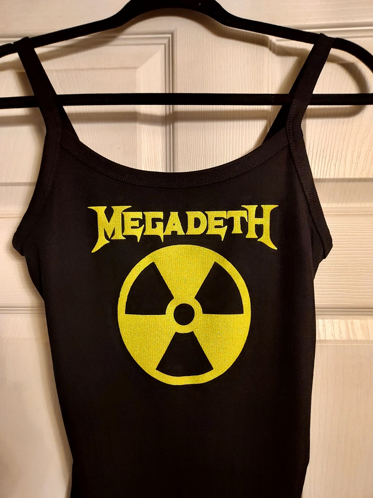 Megadeth Nuclear tank top Glitter Vinyl Megadeth crop Top Megadeth Shirt gallery