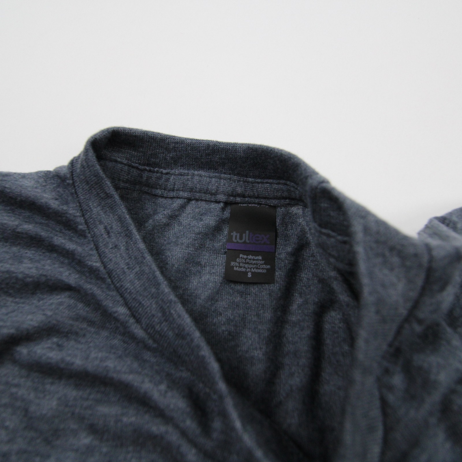 Tultex Short Sleeve Shirt Men's Gray New without Tags M gallery