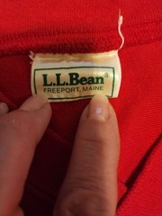 Vintage L. L. Bean Men’s Red Short Sleeve T-shirt size Medium