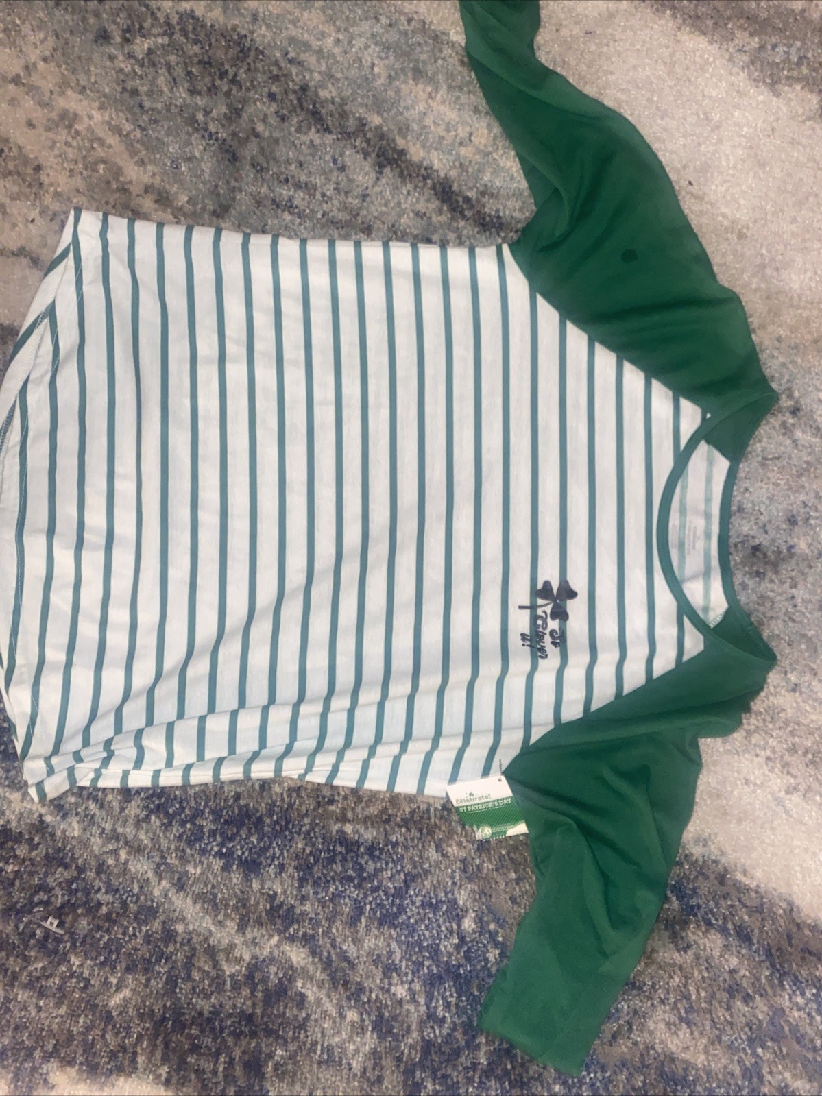 Men's Med 3/4-Sleeve Baseball Tee T-Shirt -st Patrick Day gallery