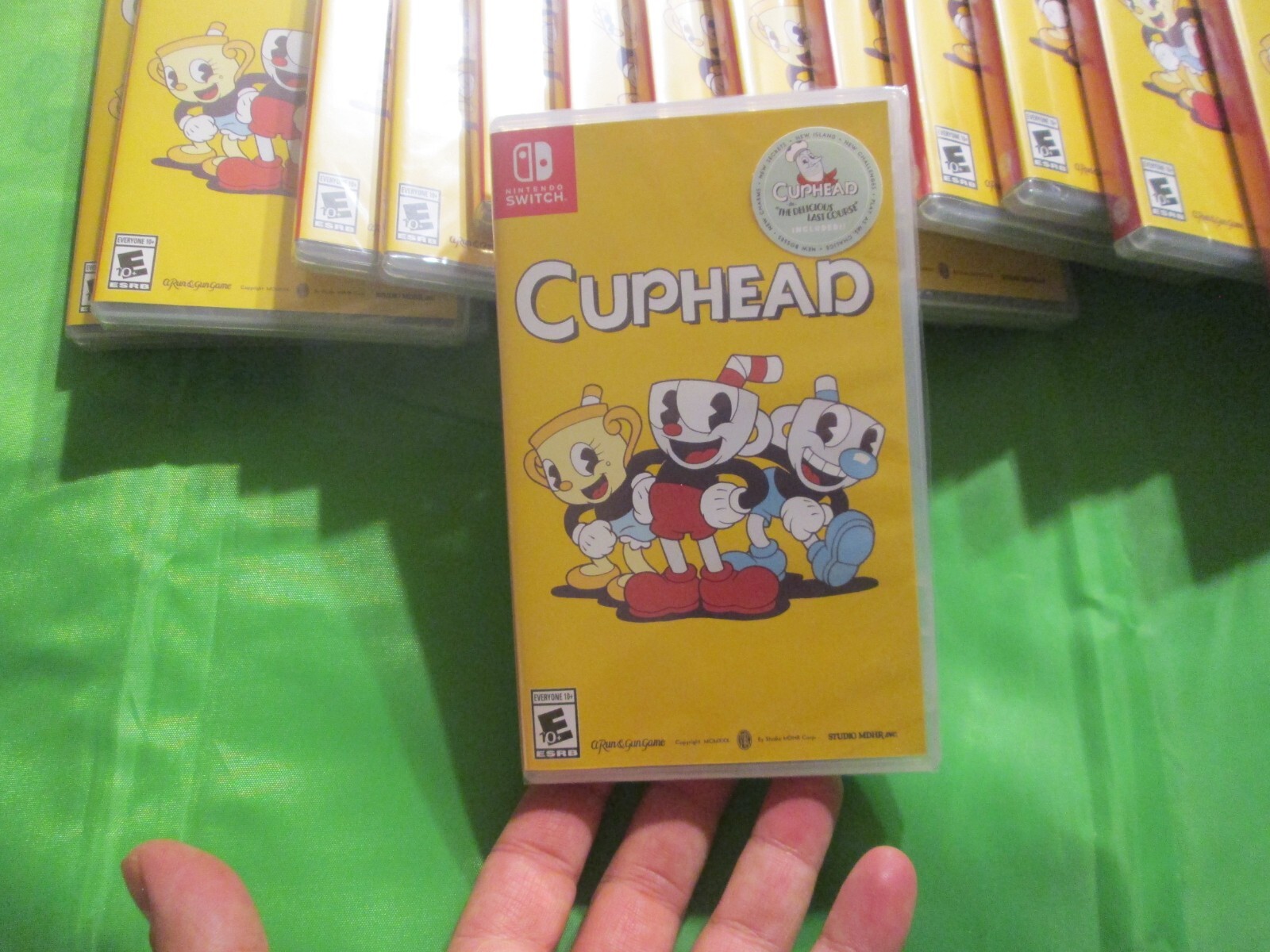 CUPHEAD NINTENDO SWITCH LAUNCH EDITION THE DELICIOUS LAST COURSE CARD NEW SEALED