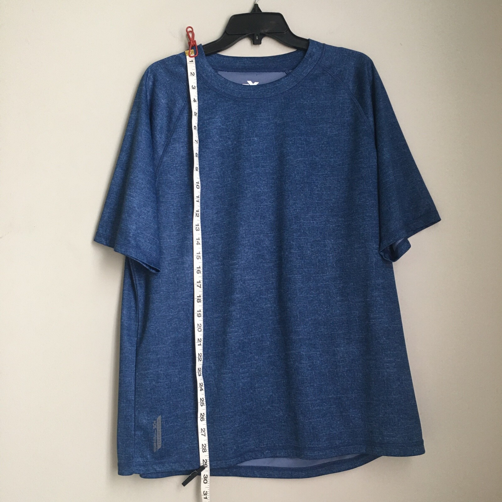 Zeroxposur Shirt Sun Protection UPF 50 Mens XL Blue Stretch Performance Knit S/S gallery