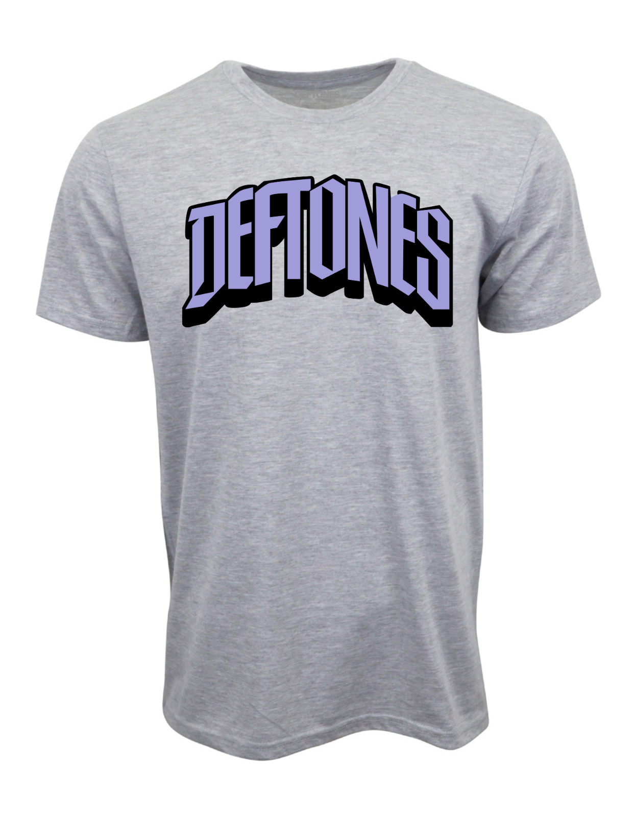 DEFTONES TACK TWILL LOGO T SHIRT GRAY
