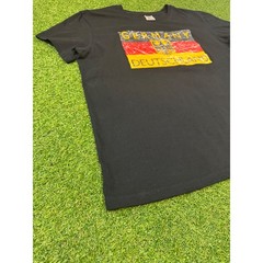 B&C Collection Germany Deutschland Flag Graphic T-Shirt Black Mens Large E150