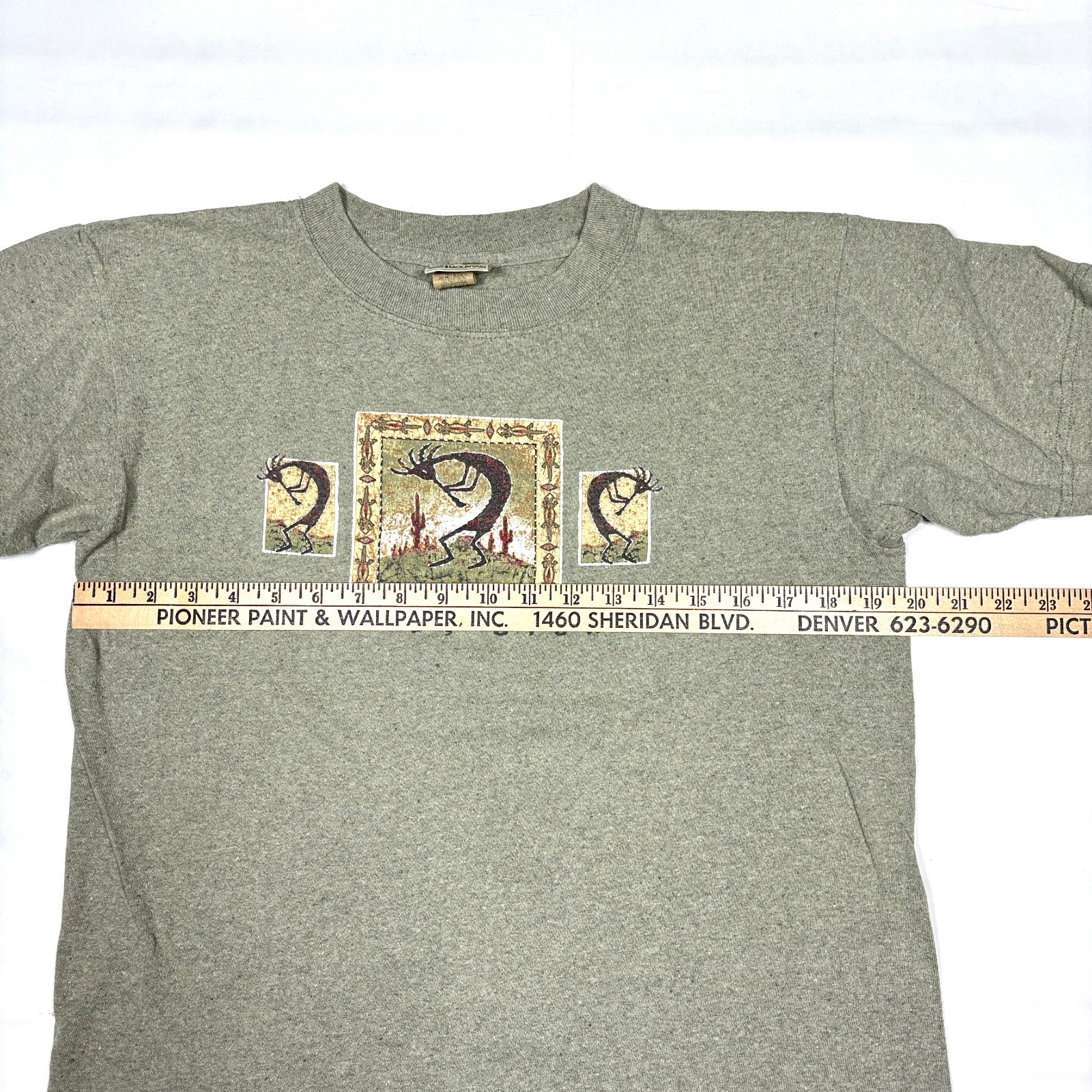 VTG Eco Mountain Kokopelli Native Moab Utah T-Shirt Made In USA Adult Medium gallery