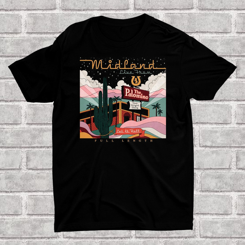 Collection Midland Band Full Length T Shirt All Size S-5XL AM915