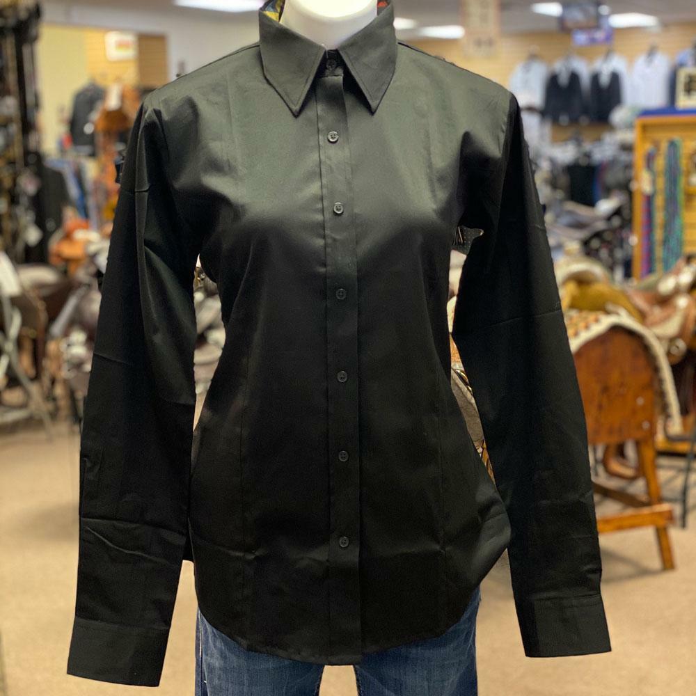 68515BLK Royal Highness Concealed Zippered Western Show Shirt Black NEW
