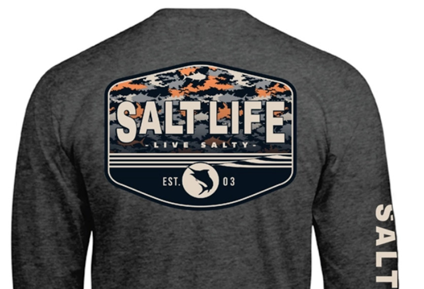Mens Salt Life Aquatic Journey Graphic Pocket Long Sleeve T-Shirt - Large - NWOT gallery