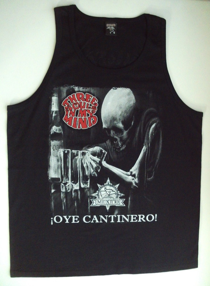 THREE SOULS IN MY MIND SHIRT,ROCK URBANO BANDA BOSTIK EL HARAGAN EL TRI SUR 16 gallery