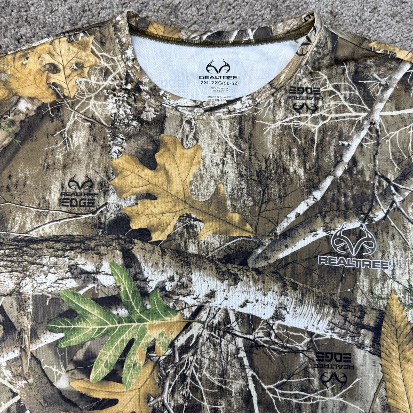 RealTree Camo T-Shirt Men's 2XL (50-52) Lightweight Hunting Outdoors Comfort gallery