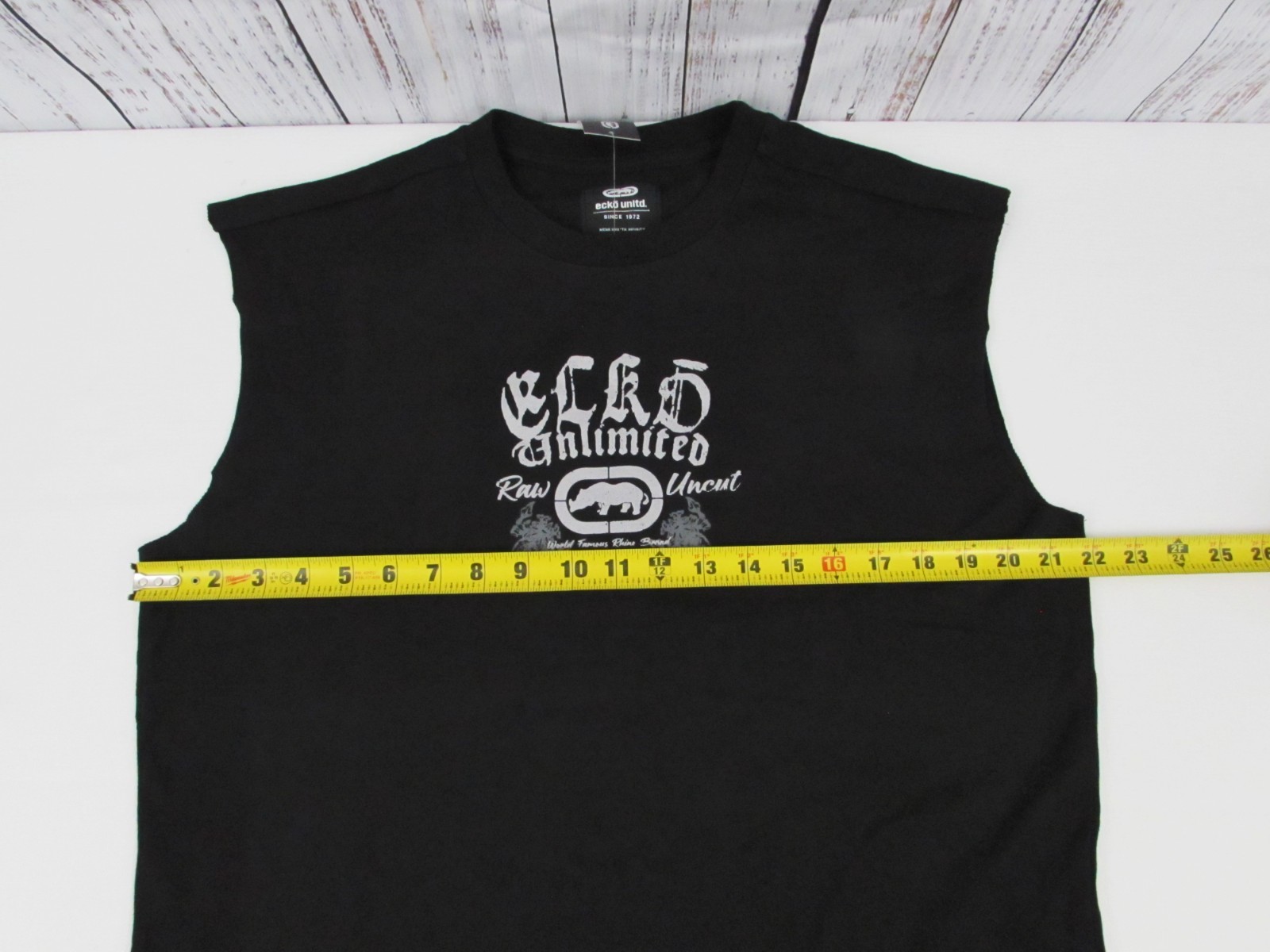 Ecko Unltd Shirt Adult Medium Black Tank Top Graphic Outdoor Sports Men's NWT. gallery