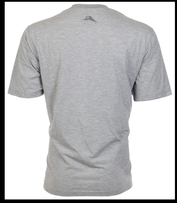 $45 TOMMY BAHAMA Heather Grey LONG WEEKEND Relaxed Fit Short Sleeve T-shirt NWT gallery