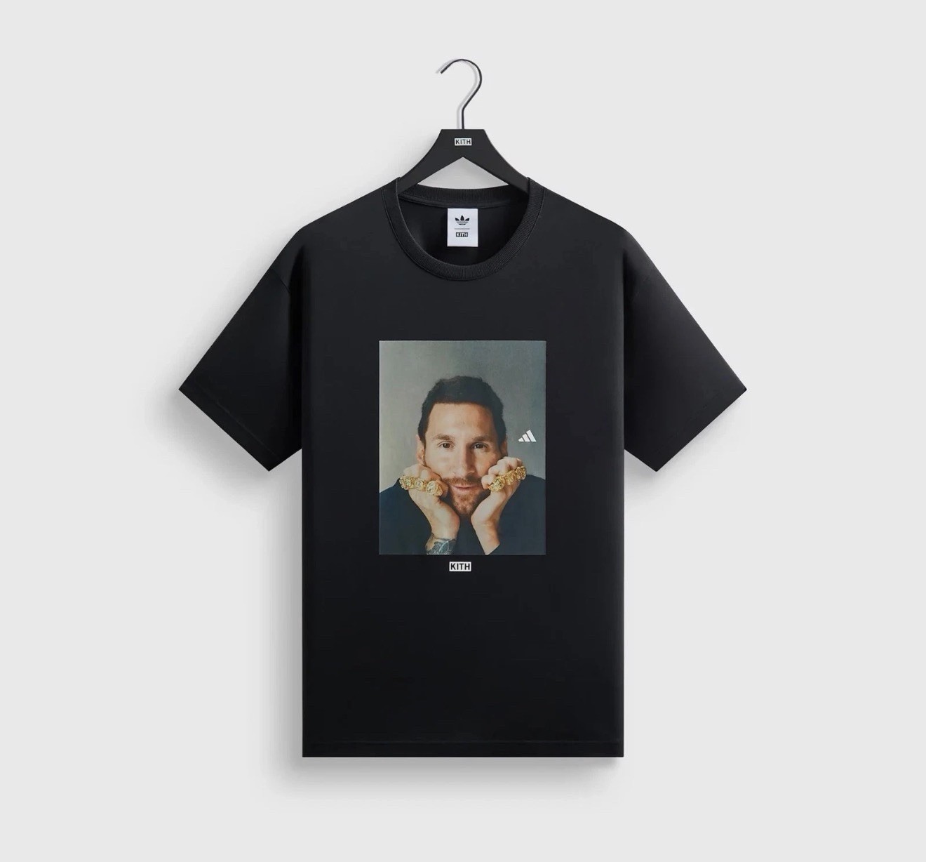 Kith & Messi For Adidas Football Graphic Tee Black gallery