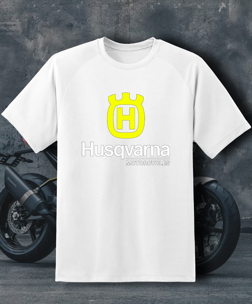 Husqvarna Motorcycles Main Shirt - Adult & Youth sizes up to 6XL Fast Ship!! gallery