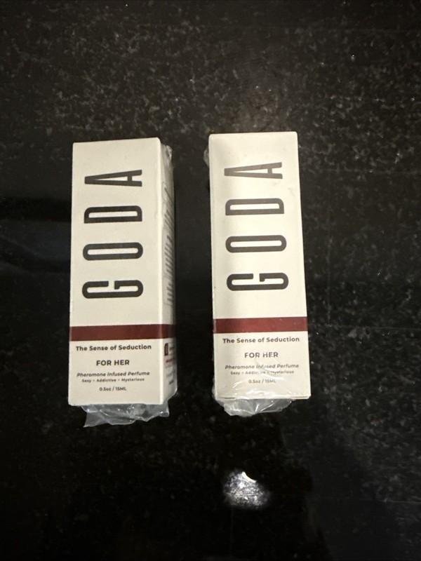 GODA The Sense of Seduction For her Pheromone Infused Perfume, 0.5 fl oz  X2