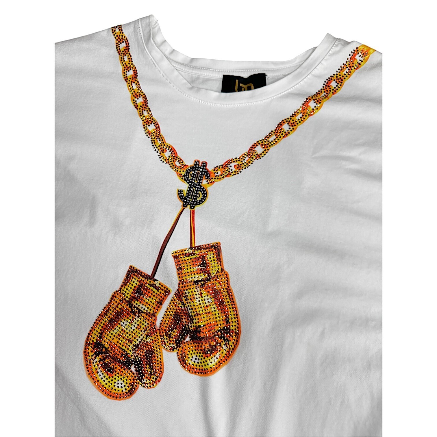 Bourgeois Avenue Paris Mens XL T-Shirt Boxing Novelty Beaded Streetwear Hip Hop gallery