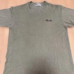 bitch skateboards Embroidered Logo T-Shirt Olive Green Size L